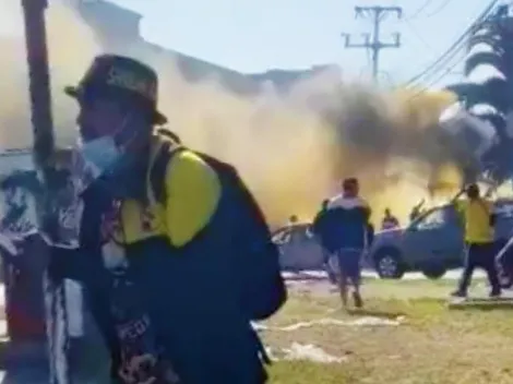 Fuertes imágenes: hincha apuñalado y destrozos en La Serena-Coquimbo