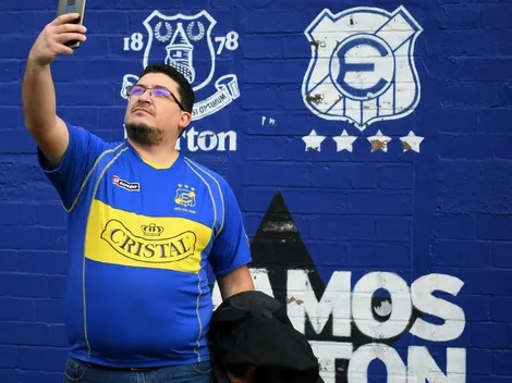 Hincha de Everton se luce apoyando al inglés ante el City