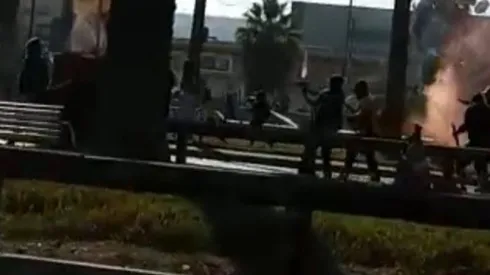 En el sector del mall, además de los alrededores del estadio La Portada, se han registrado incidentes.
