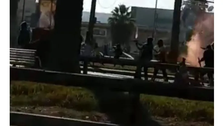 En el sector del mall, además de los alrededores del estadio La Portada, se han registrado incidentes.