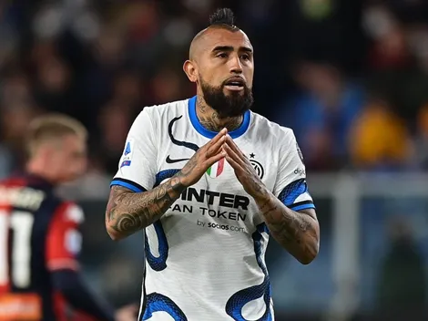 No baja los brazos: Vidal levanta al Inter tras el empate ante Genoa