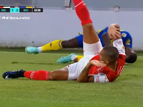 Benegas debuta en Independiente-Boca: porrazo, patadón y casi gol