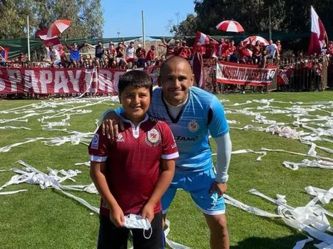 Chupete disfruta con su hijo el banderazo de La Serena