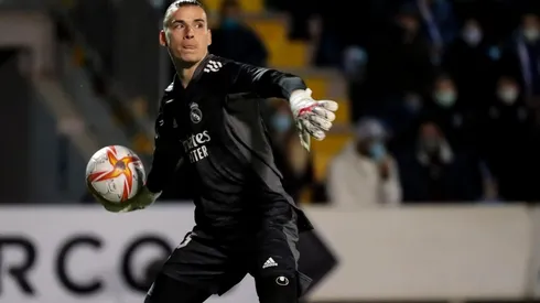Andriy Lunin ha disputado la Copa del Rey con Real Madrid.
