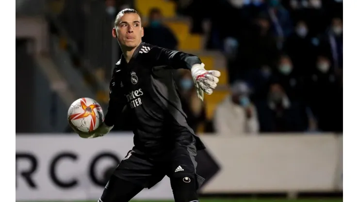 Andriy Lunin ha disputado la Copa del Rey con Real Madrid.