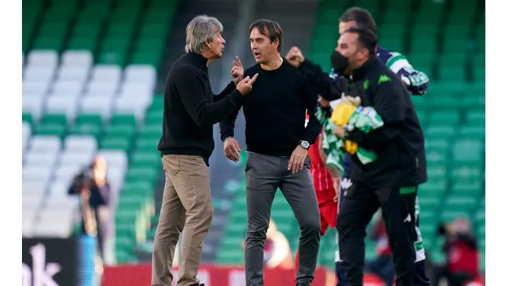 Manuel Pellegrini y Julen Lopetegui tuvieron un fuerte encontronazo en Copa del Rey.
