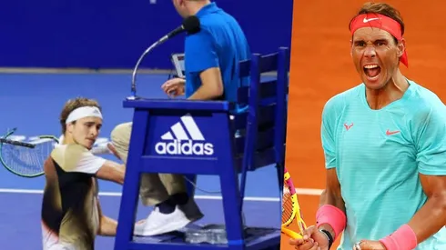 Rafa Nadal respaldó a Zverev asegurando que debe controlar sus impulsos, pero también señaló que se merece el castigo recibido.