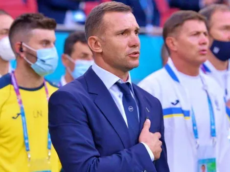 Shevchenko alza el puño y arenga al pueblo de Ucrania: "Venceremos"