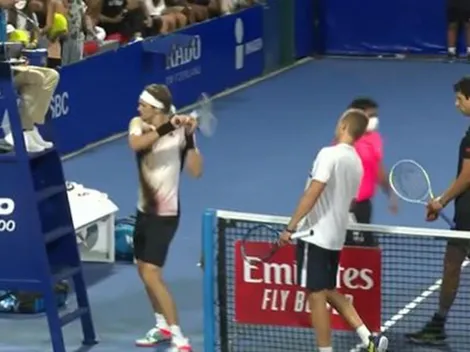 Lo que dijo Zverev tras agarrar a raquetazos al juez de silla