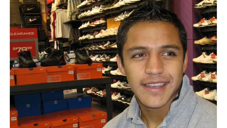 Alexis Sánchez en 2007, cuando muy pocos pensaban que se convertiría en uno de los mejores futbolistas chilenos de la historia