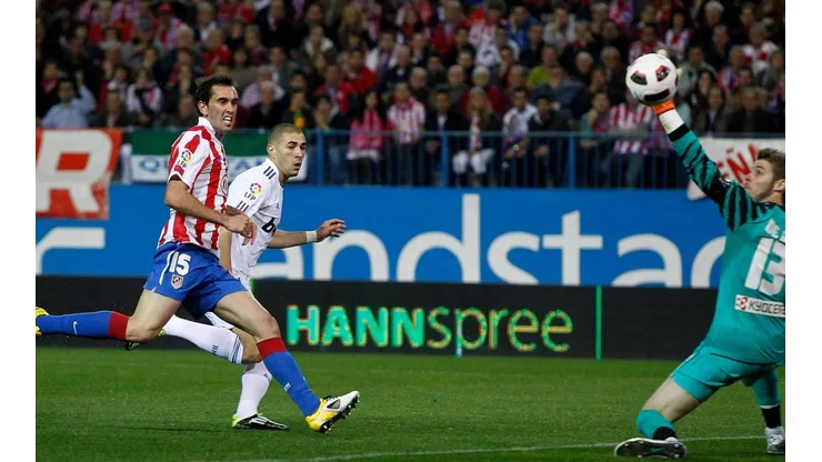 David De Gea en el derbi madrileño en 2011