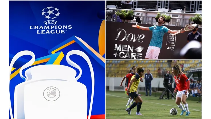 Champions League, amistoso de la Roja Femenina ante Ecuador y el Chile Open son parte de la Agenda RedGol.