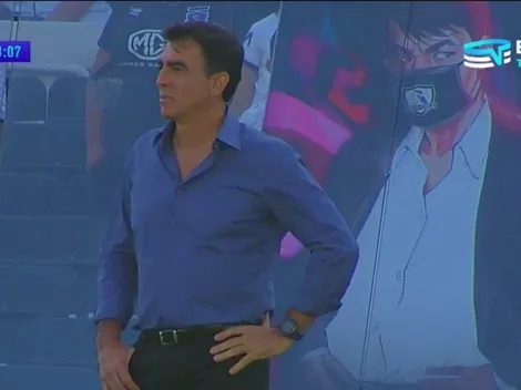 Gustavo Quinteros se confunde con un lienzo del Profesor Taoka