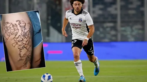 Maxi Falcón llena su pierna de tatuajes dedicados a sus "monitos" de infancia