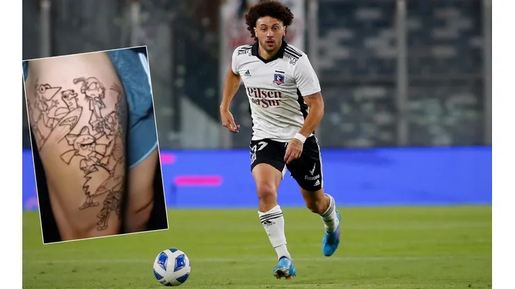 Maxi Falcón llena su pierna de tatuajes dedicados a sus "monitos" de infancia