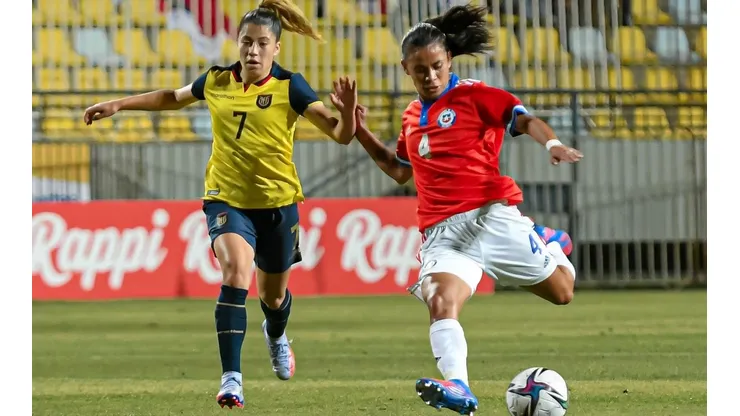 Francisca Lara anotó el tercer tanto de La Roja ante Ecuador en el duelo jugado en el Sausalito de Viña del Mar.