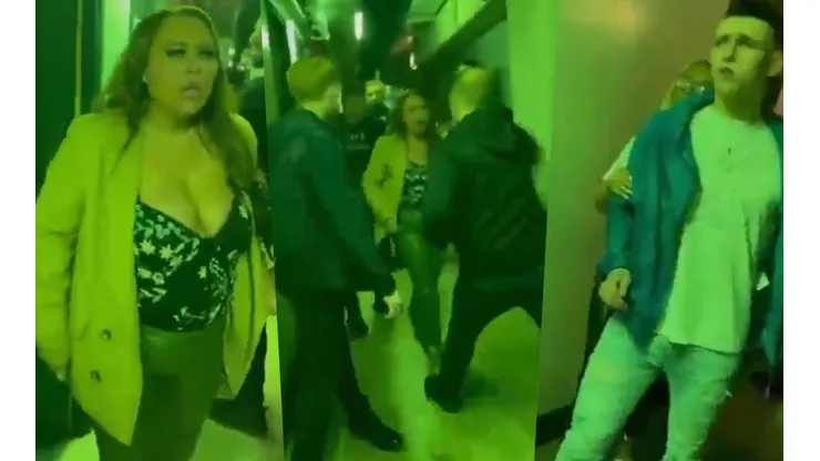 La madre del jugador del Manchester City lo defendió de tres sujetos que lo insultaban en un evento que nada tenía que ver con fútbol, y la acción terminó a los golpes.