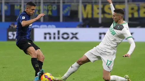 Alexis Sánchez fue titular y jugó todo el partido ante el Sassuolo