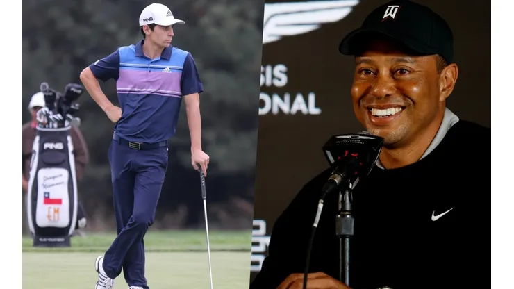 El golfista chileno ha tenido una destacada participación en el torneo que organiza Tiger Woods, y recibió muy buenos comentarios sobre su trabajo.