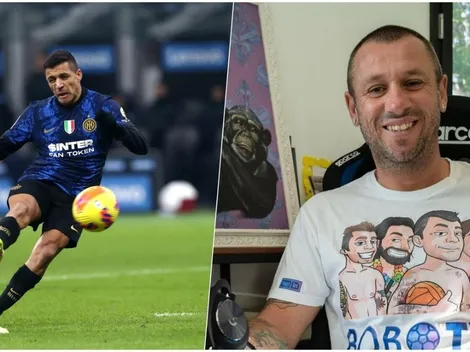 Cassano se aburre de la ofensiva del Inter y pide a Alexis titular