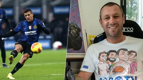 Alexis espera volver a marcar en la Serie A y Cassano le da su bendición