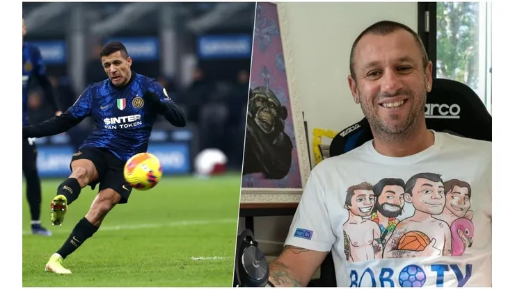 Alexis espera volver a marcar en la Serie A y Cassano le da su bendición