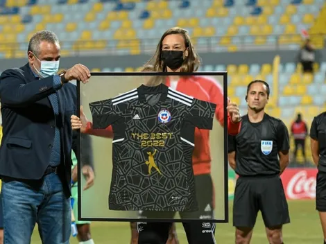 Tiane Endler recibe homenaje en Viña por el premio The Best