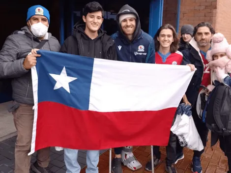 Brereton asusta: se muestra con bota ortopédica y muletas