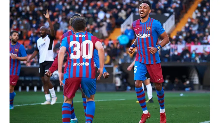 Barcelona vuelve a abrazarse con una brillante actuación de Pierre Emerick Aubameyang.