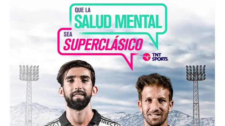 Un 23,6% de los chilenos presenta sospechas o problemas de salud mental en el último tiempo. Por eso, TNT Sports regalará sesiones gratuitas con psicólogos en el próximo Superclásico.