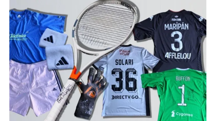 SubastasFutchile realizará una “Subasta Solidaria” de artículos de fútbol y tenis para ayudar a entidades benéficas.