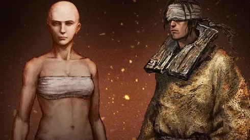 A la izquierda el Desgraciado y a la derecha Profeta