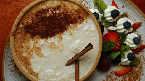 Arroz con leche vegano