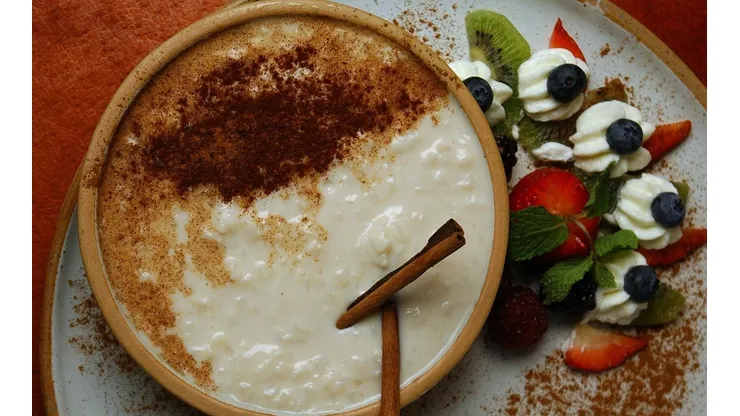 Arroz con leche vegano