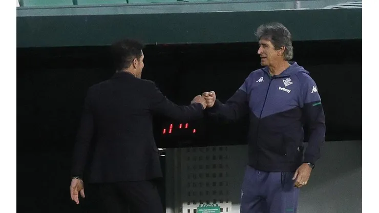 Pellegrini y Simeone se conocen de varios años en la Liga española