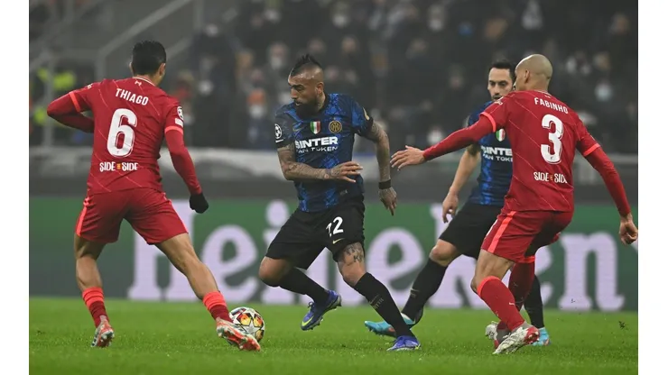 Arturo Vidal tuvo una buena presentación pese a la dura derrota del Inter.