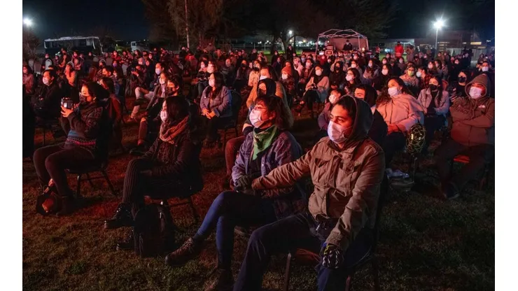 En agosto del 2021 se realizó uno de los primeros conciertos en pandemia en Chile.