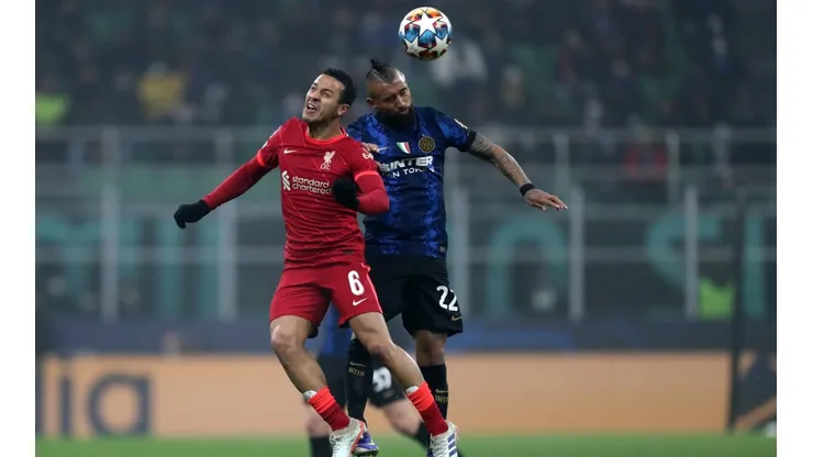 Vidal tuvo un buen rendimiento ante Liverpool