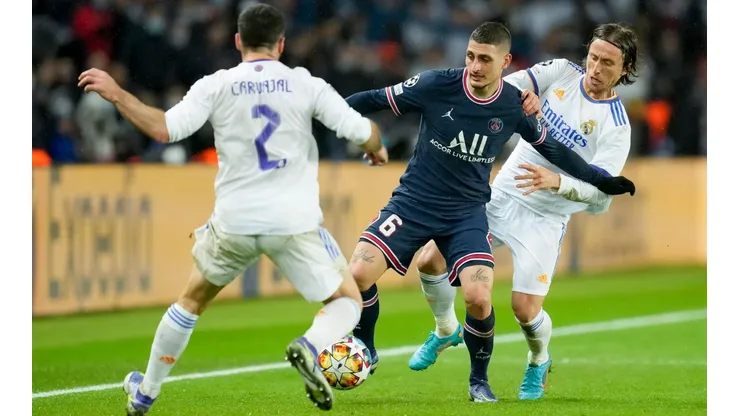 Verratti completó un partidazo frente al Real Madrid