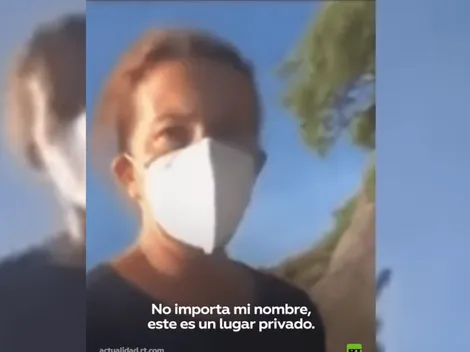 Mujer amenza a turista en playa de Puerto Montt: "Te voy a sacar con arma"