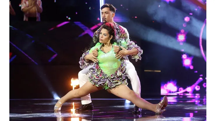 La Zapallito Italiano en la pista de Aquí se Baila.