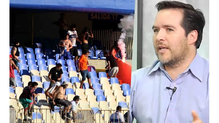 Caamaño golpeó la mesa y disparó que en el fútbol chileno las sanciones impuestas hasta ahora no han servido de nada, por lo que propuso nuevas medidas más drásticas para terminar con los problemas de las barras bravas.