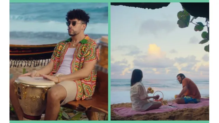 Bad Bunny prepara música, mientras Mario Casas pasa los días con su novia Gabriela.
