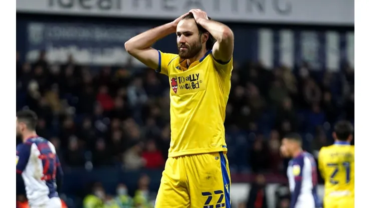 Brereton salió lesionado del partido frente al West Bromwich