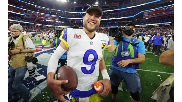Matthew Stafford ganó su primer Super Bowl tras 13 años de carrera.