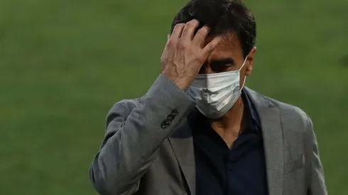 Gustavo Quinteros se mostró molesto con el arbitraje