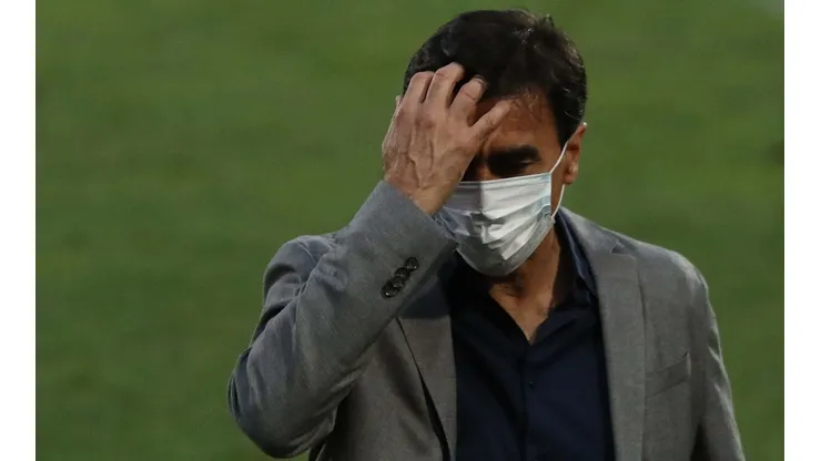 Gustavo Quinteros se mostró molesto con el arbitraje