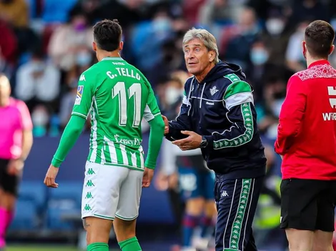 Pellegrini iguala un récord en Betis y le pide al hincha gozar este equipo