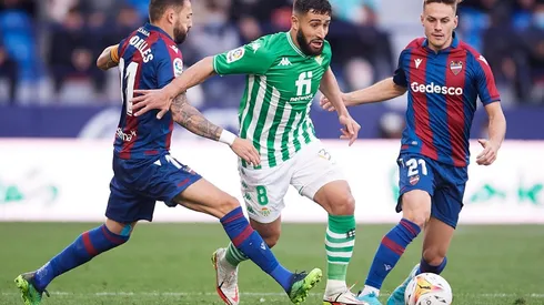 Nabil Fekir fue la gran figura del compromiso con un doblete, incluido uno de tiro libre.