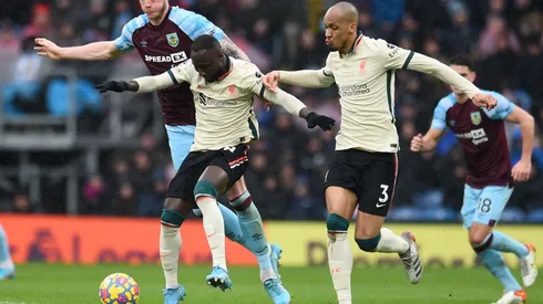 Fabinho logró marcar el único gol del encuentro ante Burnley.